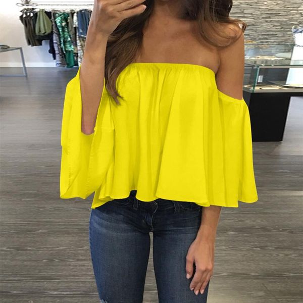 women's t-shirt chiffon off shoulder t-shirts strapless short sleeve beach tee feminine plus size 2021 summer women, White
women's t-shirt chiffon off shoulder t-shirts strapless short sleeve beach tee feminine plus size 2021 summer women, White