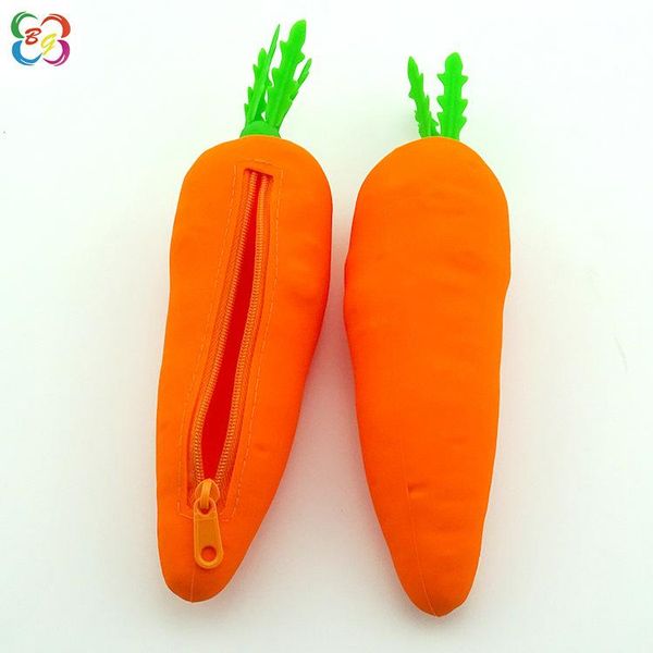 pencil bags creative silicone storage bag multifunctional zipper pen carrot shape cases cute school supplies kawaii pouch
pencil bags creative silicone storage bag multifunctional zipper pen carrot shape cases cute school supplies kawaii pouch