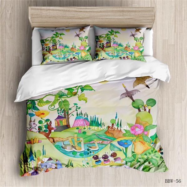 bedding sets watercolor cartoon style set 2-3 pieces home spin down covered pillow children bedroom decoration
bedding sets watercolor cartoon style set 2-3 pieces home spin down covered pillow children bedroom decoration