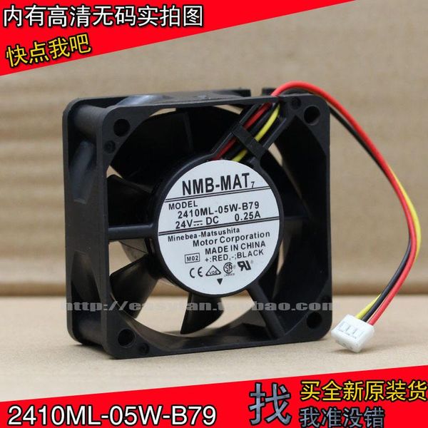 fans & coolings original nmb 2410ml-05w-b79 6025 6cm 24v 0.25a salarm frequency converter fan 60x60x25mm cooling cooler
fans & coolings original nmb 2410ml-05w-b79 6025 6cm 24v 0.25a salarm frequency converter fan 60x60x25mm cooling cooler