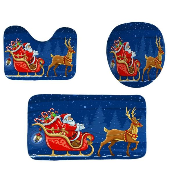 simple santa claus shower curtain 3d printing waterproof cubicle bathroom mat toilet christmas gift bath accessory set
simple santa claus shower curtain 3d printing waterproof cubicle bathroom mat toilet christmas gift bath accessory set
