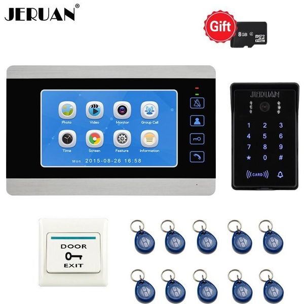 waterproof password rfid access camera 7 inch lcd color video doorbell doorphone voice/video record intercom system kit door phones
waterproof password rfid access camera 7 inch lcd color video doorbell doorphone voice/video record intercom system kit door phones