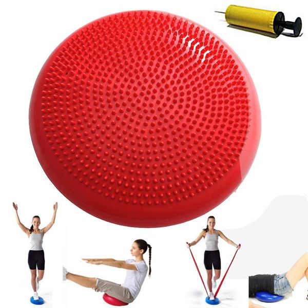 yoga soft inflatable disc pad thick cushion home gym fitness training mat pilates board balls
yoga soft inflatable disc pad thick cushion home gym fitness training mat pilates board balls