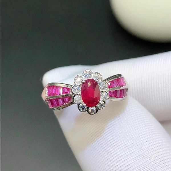 cluster rings fashion wedding ring naturaland real ruby natural and 925 sterling silver fine, Golden;silver
cluster rings fashion wedding ring naturaland real ruby natural and 925 sterling silver fine, Golden;silver