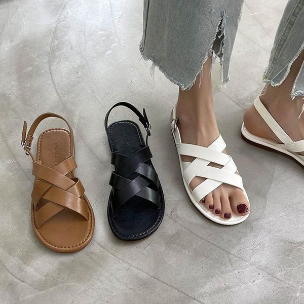 sandals roman 2021 summer breathable sale of women's shoes suit female beige gladiator flat comfort girls black beach low ba 
sandals roman 2021 summer breathable sale of women's shoes suit female beige gladiator flat comfort girls black beach low ba