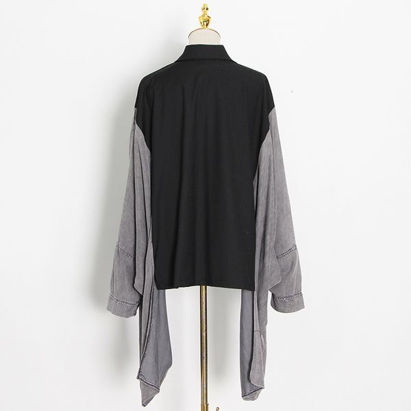loose patchwork denim jacket for women lapel batwing sleeve casual jackets female fashion clothing 2021 tide, Black;brown
loose patchwork denim jacket for women lapel batwing sleeve casual jackets female fashion clothing 2021 tide, Black;brown