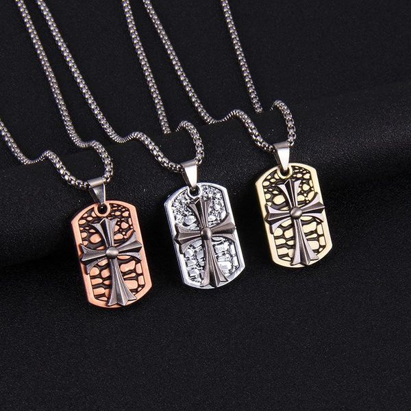 pendant necklaces retro punk style crowe heart cross stainless steel men and women necklace jesus christ frame alloy catholic accessories, Silver
pendant necklaces retro punk style crowe heart cross stainless steel men and women necklace jesus christ frame alloy catholic accessories, Silver