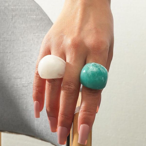 wedding rings 2pcs/set korea big colorful resin ring for women geometric round transparent acrylic green white finger party jewelry, Slivery;golden
wedding rings 2pcs/set korea big colorful resin ring for women geometric round transparent acrylic green white finger party jewelry, Slivery;golden