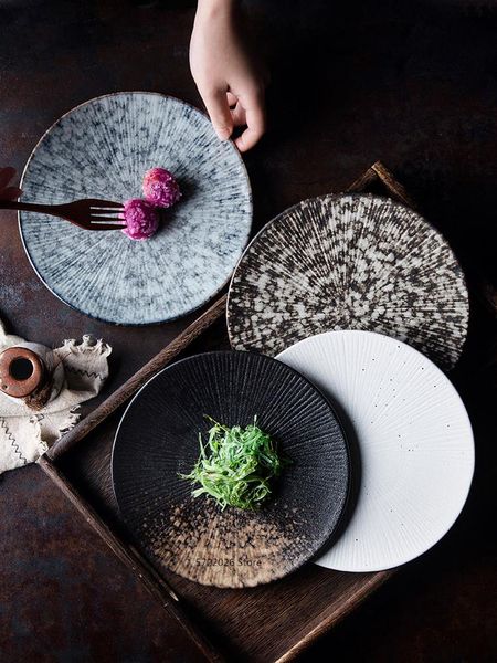 dishes & plates japanese retro ceramic disco creative breakfast plate list steak commercial restaurant cutlery dinner at home
dishes & plates japanese retro ceramic disco creative breakfast plate list steak commercial restaurant cutlery dinner at home