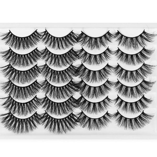 false eyelashes 12pairs 2 styles mixed 6d faux mink natural long eyelash wispy fluffy lashes reusable extension
false eyelashes 12pairs 2 styles mixed 6d faux mink natural long eyelash wispy fluffy lashes reusable extension