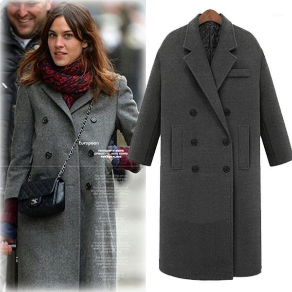 women's wool & blends double-breasted urban beauty coat long-sleeved three-dimensional lapel long casual cotton warm commuter women clo, Black
women's wool & blends double-breasted urban beauty coat long-sleeved three-dimensional lapel long casual cotton warm commuter women clo, Black