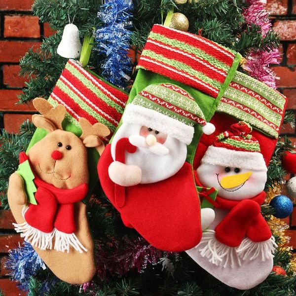 christmas decorations flannelette stocking with hanging rope candy gift bag for children tree decor
christmas decorations flannelette stocking with hanging rope candy gift bag for children tree decor