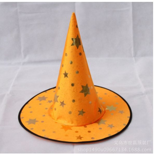 halloween witch ghost festival party props children black five-star magician pointed hat
halloween witch ghost festival party props children black five-star magician pointed hat