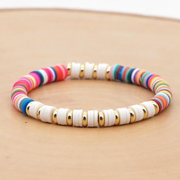 beaded, strands polymer clay bracelet women jewelry vinyl heishi disc beads summer beach african pulseras handmade elastic bracelets, Black
beaded, strands polymer clay bracelet women jewelry vinyl heishi disc beads summer beach african pulseras handmade elastic bracelets, Black