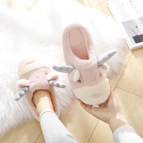 christmas couple winter thick plush cute cotton slippers female warm cartoon elk non-slip indoor waterproof bottom men and women, Black
christmas couple winter thick plush cute cotton slippers female warm cartoon elk non-slip indoor waterproof bottom men and women, Black