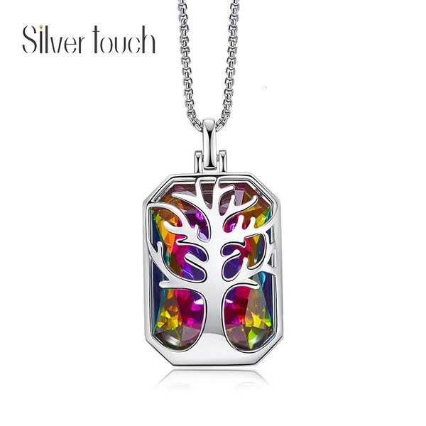 necklace fashion personality tree of life pendant crystal high grade long sweater chain, Silver
necklace fashion personality tree of life pendant crystal high grade long sweater chain, Silver