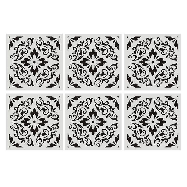 wall stickers 6pcs diy painting 30x30cm vintage flower pattern stencils template for tile floor furniture decorative
wall stickers 6pcs diy painting 30x30cm vintage flower pattern stencils template for tile floor furniture decorative