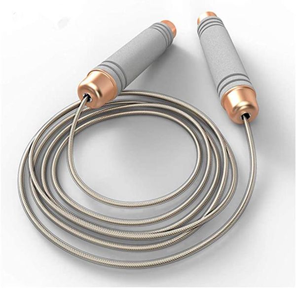 jump ropes steel wire skipping rope without winding ball bearing wwith adjustable foam handle, perfect for aerobic and fitness exercises 
jump ropes steel wire skipping rope without winding ball bearing wwith adjustable foam handle, perfect for aerobic and fitness exercises