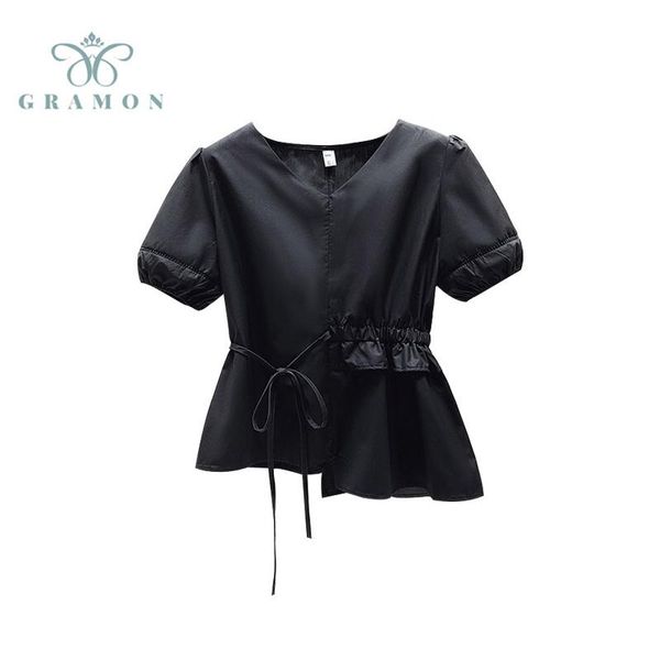 plus size t-shirt women solid puff sleeve shirt 2021 summer v-neck irregular korean frenulum female chic patchwork streetwear
plus size t-shirt women solid puff sleeve shirt 2021 summer v-neck irregular korean frenulum female chic patchwork streetwear