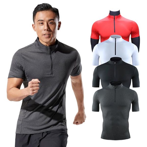 quick dry sport shirt men short sleeve workout gym t compression running for fitness jogging jerseys, Black;blue
quick dry sport shirt men short sleeve workout gym t compression running for fitness jogging jerseys, Black;blue