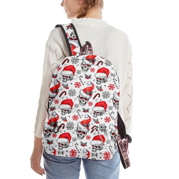 backpack 2021 casual christmas schoolbag men/women shoulder travel bag 3d print hip hop teenage girls
backpack 2021 casual christmas schoolbag men/women shoulder travel bag 3d print hip hop teenage girls