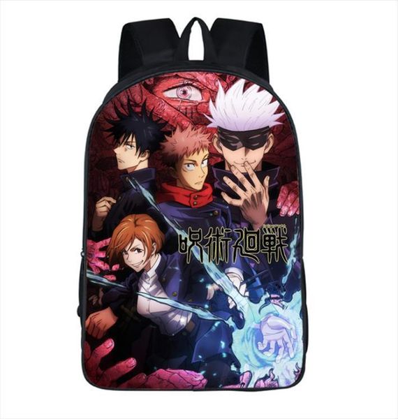 anime jujutsu kaisen yuji school bag itadori pattern backpack bookbag high capacity travel shoulder for students girls boys
anime jujutsu kaisen yuji school bag itadori pattern backpack bookbag high capacity travel shoulder for students girls boys