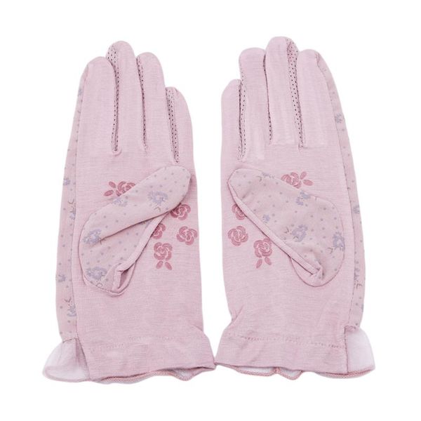 five fingers gloves elegant ladies fashion floral print for women lace decorations female full finger good quality mittens, Blue;gray
five fingers gloves elegant ladies fashion floral print for women lace decorations female full finger good quality mittens, Blue;gray