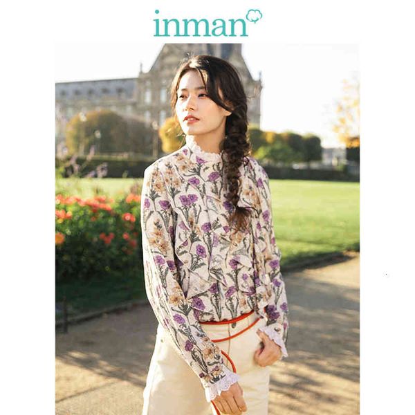 blouses medium high collar literary retro floral holiday style loose long sleeve women blouse fjcu, White
blouses medium high collar literary retro floral holiday style loose long sleeve women blouse fjcu, White