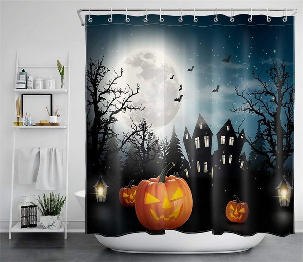 halloween pumpkin shower curtain moon shines castle bats over spooky ghost wooods pattern bathroom curtain polyester fabric
halloween pumpkin shower curtain moon shines castle bats over spooky ghost wooods pattern bathroom curtain polyester fabric