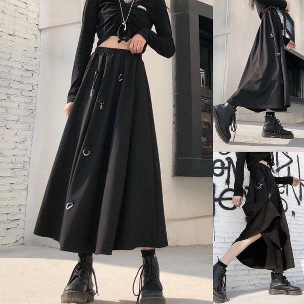 skirts 50% sdark style women girl high waist hanging buckle summer autumn street long skirt, Black
skirts 50% sdark style women girl high waist hanging buckle summer autumn street long skirt, Black