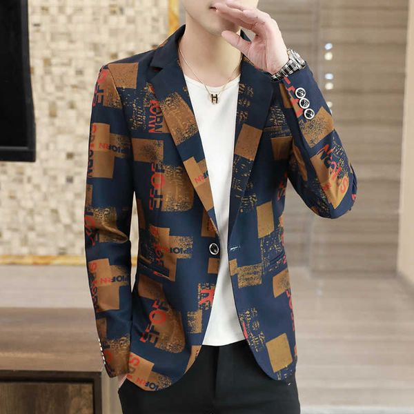 designer print blazer masculino casual suit jacket wedding business dress coat single button office social jackets men clothing 210527, White;black
designer print blazer masculino casual suit jacket wedding business dress coat single button office social jackets men clothing 210527, White;black
