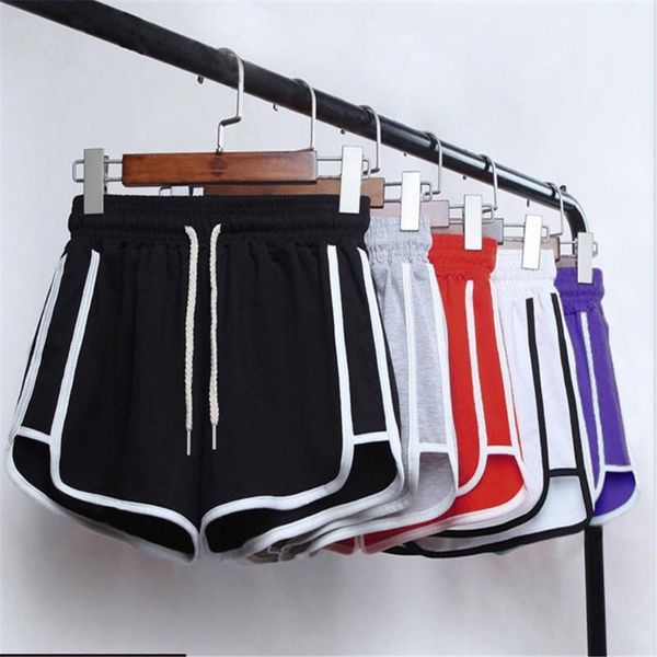 women's shorts dailou sports women summer 2021 anti emptied casual lady elastic waist beach correndo short pants plus size, White;black
women's shorts dailou sports women summer 2021 anti emptied casual lady elastic waist beach correndo short pants plus size, White;black