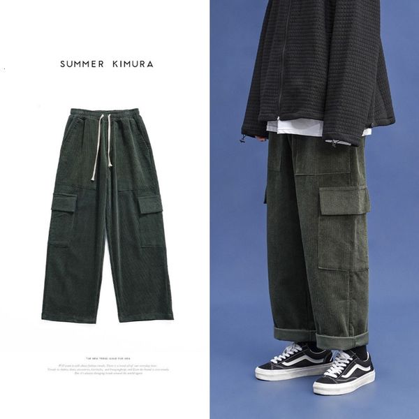 men's pants corduroy fashion retro casual multi-pocket wide-leg men streetwear loose hip-hop straight mens m-2xl fi8n, Black
men's pants corduroy fashion retro casual multi-pocket wide-leg men streetwear loose hip-hop straight mens m-2xl fi8n, Black