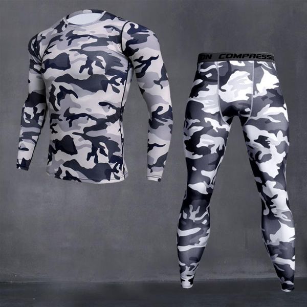 running sets men's camouflage thermal underwear set long johns winter base layer male sports compression sleeve shirts, Black;blue
running sets men's camouflage thermal underwear set long johns winter base layer male sports compression sleeve shirts, Black;blue