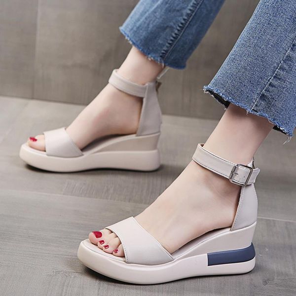 sandals rimocy women ankle strap wedges open toe platform female metal buckle casual summer shoes for woman, Black
sandals rimocy women ankle strap wedges open toe platform female metal buckle casual summer shoes for woman, Black