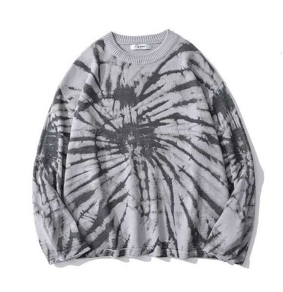 sweater knit tie dyed round neck t shirt men's ins brand high street bf harajuku trend loose pullover, White;black
sweater knit tie dyed round neck t shirt men's ins brand high street bf harajuku trend loose pullover, White;black