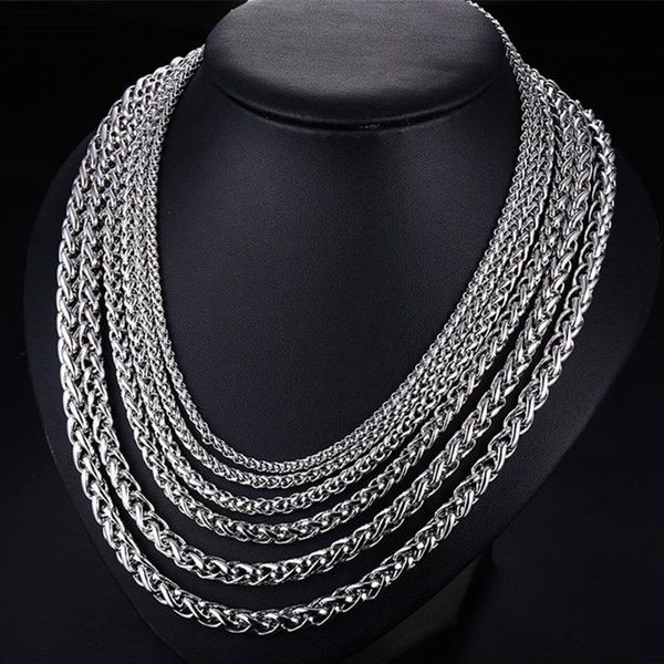 men necklace stainless steel chain gifts mens male friend couple necklaces female punk hip hop chocker chains jewerly, Silver
men necklace stainless steel chain gifts mens male friend couple necklaces female punk hip hop chocker chains jewerly, Silver
