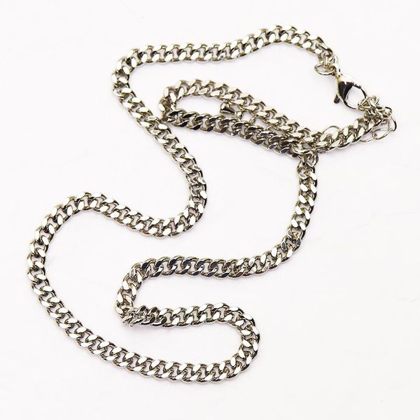 10pcs 3mm wide flat chain necklace handmade jewelry punk metal accessories women 7387 pendant necklaces, Silver
10pcs 3mm wide flat chain necklace handmade jewelry punk metal accessories women 7387 pendant necklaces, Silver