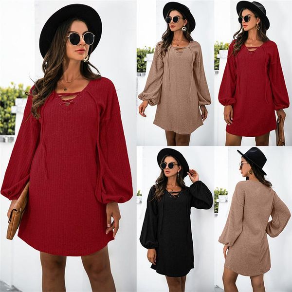 casual dresses plus size 2021 autumn long sleeve hollow out dress fashion korean mini party clothes, Black;gray
casual dresses plus size 2021 autumn long sleeve hollow out dress fashion korean mini party clothes, Black;gray