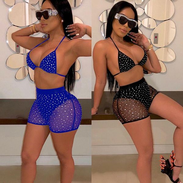 women's swimwear arrval solid sequins high waist summer bikini set see through mesh push-up bathing, White;black
women's swimwear arrval solid sequins high waist summer bikini set see through mesh push-up bathing, White;black