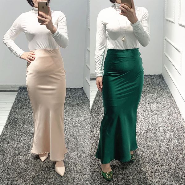 Sexy Long Woman Skirts Slim High Waist Solid Color Mermaid Skirt Fashion Simple Women Bodycon Trumpet Skirts Mujer Faldas Jupe
Sexy Long Woman Skirts Slim High Waist Solid Color Mermaid Skirt Fashion Simple Women Bodycon Trumpet Skirts Mujer Faldas Jupe