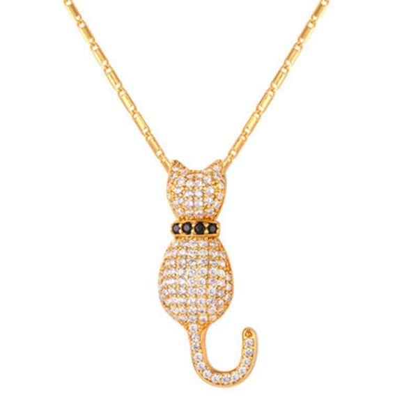 pendant necklaces 2021 cute kitten necklace clavicle chain fashion woman jewelry, Silver
pendant necklaces 2021 cute kitten necklace clavicle chain fashion woman jewelry, Silver