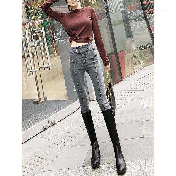 women's jeans 2021spring autumn women stretch high waist lady skinny slim button washed trousers female casual denim pencil pants o226, Blue
women's jeans 2021spring autumn women stretch high waist lady skinny slim button washed trousers female casual denim pencil pants o226, Blue