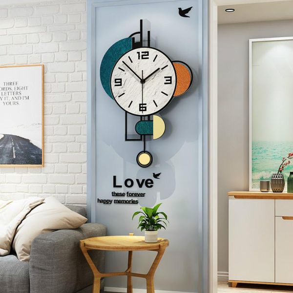 nordic style generation design large wall clock home decor luxury fashion living room decoration watch clocks mechanism
nordic style generation design large wall clock home decor luxury fashion living room decoration watch clocks mechanism