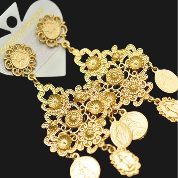 dangle & chandelier vintage baroque earring female 2021 gold earrings for women flower coin long drop jewelry pendientes oorbellen, Silver
dangle & chandelier vintage baroque earring female 2021 gold earrings for women flower coin long drop jewelry pendientes oorbellen, Silver