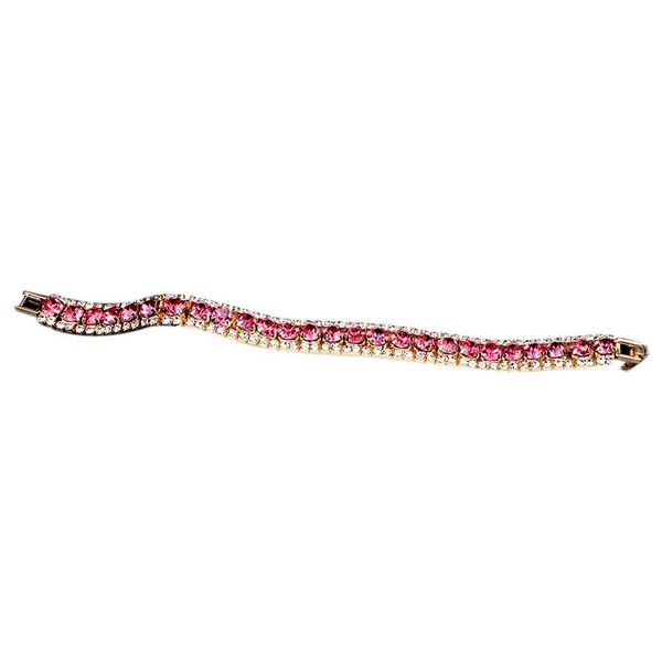 link, chain fashion braided gold + rose red bracelets & bangles for women wedding jewelry, Black
link, chain fashion braided gold + rose red bracelets & bangles for women wedding jewelry, Black