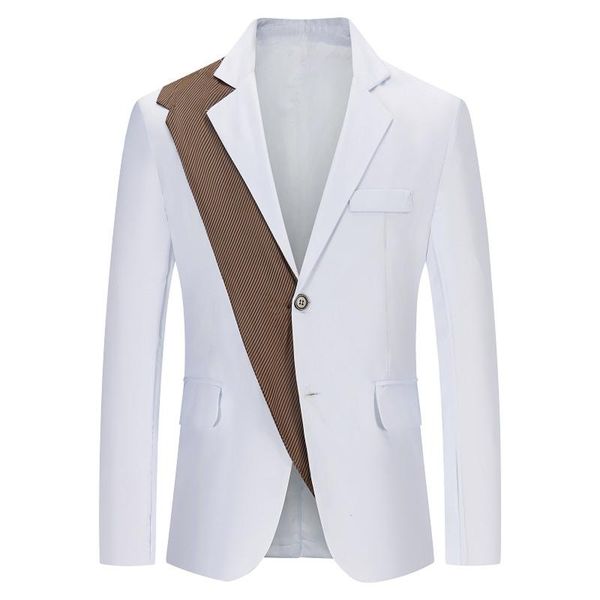 men's suits & blazers fashion casual blazer-jackets business wedding long sleeve buttons slim fit suit coat male 2021, White;black
men's suits & blazers fashion casual blazer-jackets business wedding long sleeve buttons slim fit suit coat male 2021, White;black