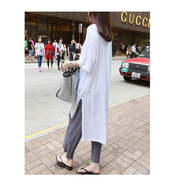 9887# maternity pants spring autumn chiffon high waist support abdomen elastic belly trousers bottoms, White
9887# maternity pants spring autumn chiffon high waist support abdomen elastic belly trousers bottoms, White