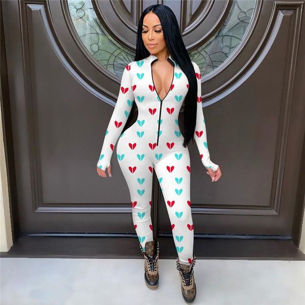 casual women zipper v-neck jumpsuits clubwear long sleeve bodysuit skinny floral printed pants outdoor wear women's & rompers, Black;white
casual women zipper v-neck jumpsuits clubwear long sleeve bodysuit skinny floral printed pants outdoor wear women's & rompers, Black;white