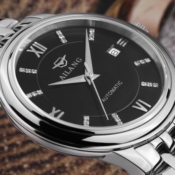 men luxury crystals clocks vintage roman number business declaration calendar full steel clock mechanical relogio 3bar, Slivery;brown
men luxury crystals clocks vintage roman number business declaration calendar full steel clock mechanical relogio 3bar, Slivery;brown